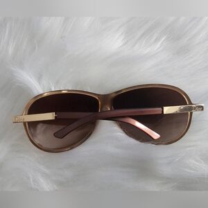 Dior Women's Sunglasses in Brown with Gold Accents